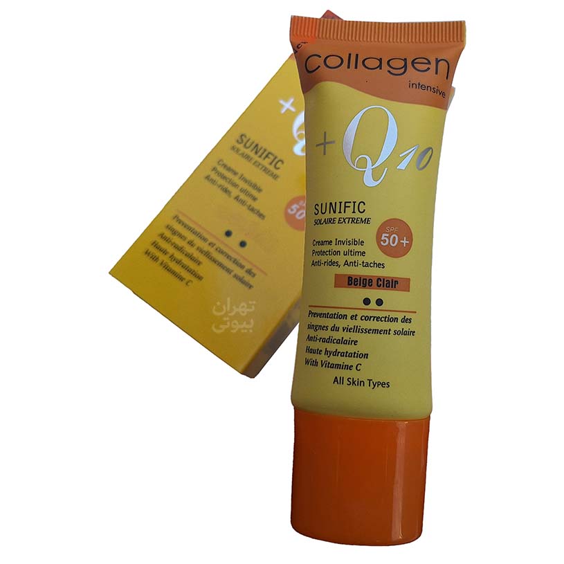 کرم ضدآفتاب کلاژن collagen مدل کیوتن +Q10